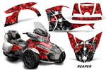 Protective designer Complete decal kit for Can-Am BRP Spyder RTS - 2014-2019 Grim Reaper