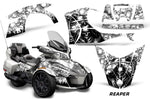 Protective designer Complete decal kit for Can-Am BRP Spyder RTS - 2014-2019 Grim Reaper