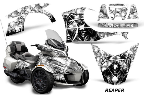 Protective designer Complete decal kit for Can-Am BRP Spyder RTS - 2014-2019 Grim Reaper