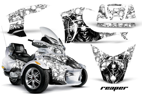 Protective designer Complete decal kit for Can-Am BRP Spyder RTS - 2010-2013 Grim Reaper