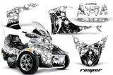 Protective designer Complete plus Trim decal kit  for Can-Am BRP Spyder RTS - 2010-2013 Grim Reaper