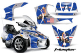 Protective designer Complete decal kit for Can-Am BRP Spyder RTS - 2010-2013 T-Bomber