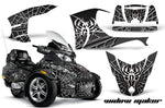 Protective designer Complete plus Trim decal kit  for Can-Am BRP Spyder RTS - 2010-2013 Widow Maker