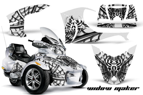 Protective designer Complete decal kit for Can-Am BRP Spyder RTS - 2010-2013 Widow Maker