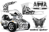 Protective designer Complete plus Trim decal kit  for Can-Am BRP Spyder RTS - 2010-2013 Widow Maker