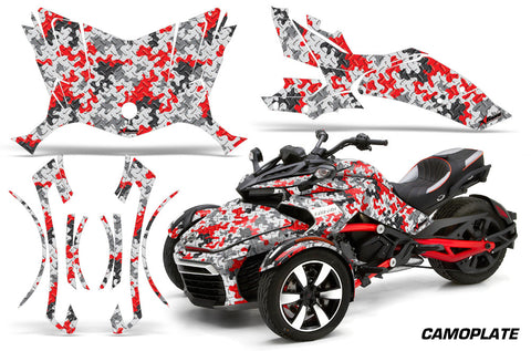 Protective designer Complete decal kit for Can-Am BRP Spyder F3-S - 2016-2024 Camoplate