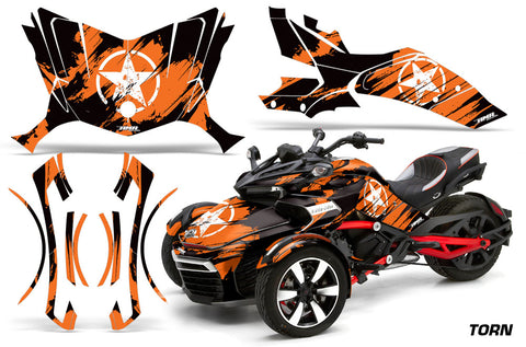 Protective designer Complete decal kit for Can-Am BRP Spyder F3-S - 2016-2024 Torn