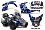 Protective designer Complete decal kit for Can-Am BRP Spyder RTS - 2014-2019 MadHatter