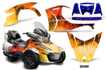 Protective designer Complete decal kit for Can-Am BRP Spyder RTS - 2014-2019 Dusk