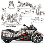 Protective designer Complete decal kit for Can-Am BRP Spyder F3-T 2016-2024 Hunting Camo