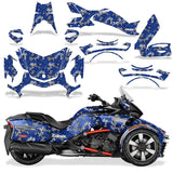 Protective designer Complete decal kit for Can-Am BRP Spyder F3-T 2016-2024 Camo Plate