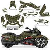 Protective designer Complete decal kit for Can-Am BRP Spyder F3-T 2016-2024 Hunting Camo