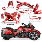 Protective designer Complete decal kit for Can-Am BRP Spyder F3-T 2016-2024 Quantum