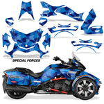 Protective designer Complete decal kit for Can-Am BRP Spyder F3-T 2016-2024 Special Force