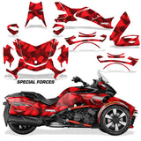 Protective designer Complete decal kit for Can-Am BRP Spyder F3-T 2016-2024 Special Force