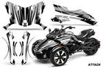 Protective designer Complete decal kit for Can-Am BRP Spyder F3-S - 2016-2024 Attack