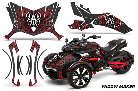 Protective designer Complete decal kit for Can-Am BRP Spyder F3-S - 2016-2024 Widow Maker