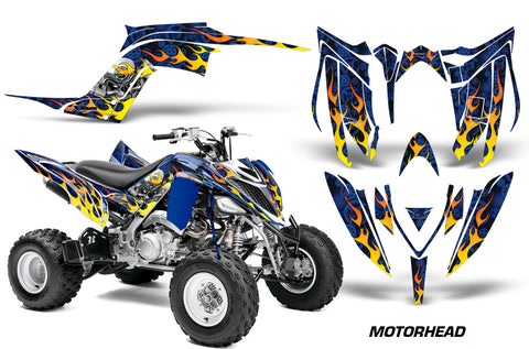 Yamaha Raptor 700R 2013-2022 ATV Graphic Kit Motorhead