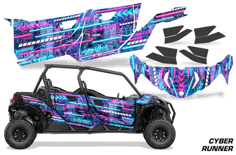 Can-Am BRP Maverick Sport Graphic Kit 4 Door 2019-2023 Cyber Runner