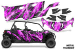Can-Am BRP Maverick Sport Graphic Kit 4 Door 2019-2023 Metal Thunder