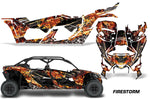 Can Am Maverick X3,X DS & X RS Full Graphic Kit - 4 Door 2016-2022 FireStorm