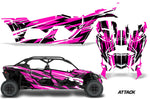 Can Am Maverick X3,X DS & X RS Full Graphic Kit - 4 Door 2016-2022 Attack