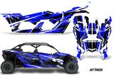 Can Am Maverick X3,X DS & X RS Full Graphic Kit - 4 Door 2016-2022 Attack