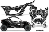 Can Am Maverick X3,X DS & X RS Full Graphic Kit - 2 Door 2016-2022 Bio Metal