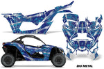 Can Am Maverick X3,X DS & X RS Full Graphic Kit - 2 Door 2016-2022 Bio Metal