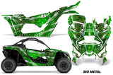 Can Am Maverick X3,X DS & X RS Full Graphic Kit - 2 Door 2016-2022 Bio Metal