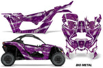 Can Am Maverick X3,X DS & X RS Full Graphic Kit - 2 Door 2016-2022 Bio Metal