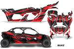 Can Am Maverick X3,X DS & X RS Full Graphic Kit - 4 Door 2016-2022 Nuke