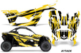 Can Am Maverick X3,X DS & X RS Full Graphic Kit - 2 Door 2016-2022 Attack