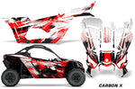 Can Am Maverick X3,X DS & X RS Full Graphic Kit - 2 Door 2016-2022 CarbonX