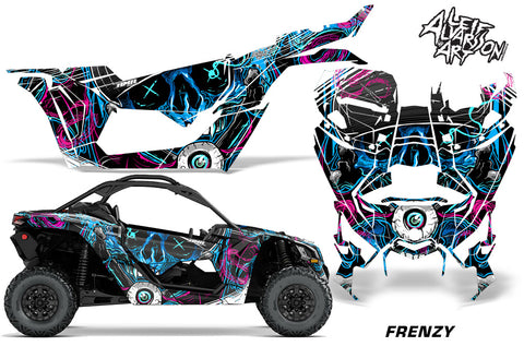 Can Am Maverick X3,X DS & X RS Full Graphic Kit - 2 Door 2016-2022 Frenzy