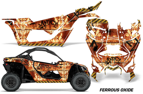 Can Am Maverick X3,X DS & X RS Full Graphic Kit - 2 Door 2016-2022 Ferrous Oxide