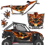 Honda Talon 1000X Graphics Kit - 2 Door 2019 & Up Firestorm