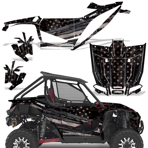 Honda Talon 1000X Graphics Kit - 2 Door 2019 & Up Subdued V2