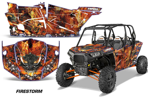 Polaris RZR 1000XP Graphic Kit 4 Door 2013-2018 FireStorm