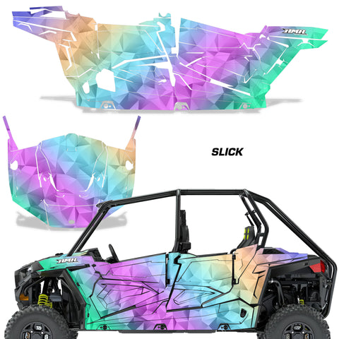 Polaris RZR 900S & 1000S Graphic Kit  4 Door 2015-2020 Slick