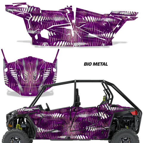 Polaris RZR 900S & 1000S Graphic Kit  4 Door 2015-2020 BIO Metal