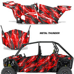 Polaris RZR 900S & 1000S Graphic Kit  4 Door 2015-2020 Metal Thunder