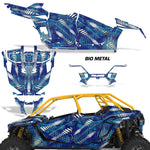 Polaris RZR Pro XP  Graphic Kit 4-Door 2020 & Up Bio Metal