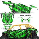 Polaris RZR Pro XP  Graphic Kit 4-Door 2020 & Up Metal Thunder