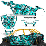 Polaris RZR Pro XP  Graphic Kit 4-Door 2020 & Up Psycho Kraken