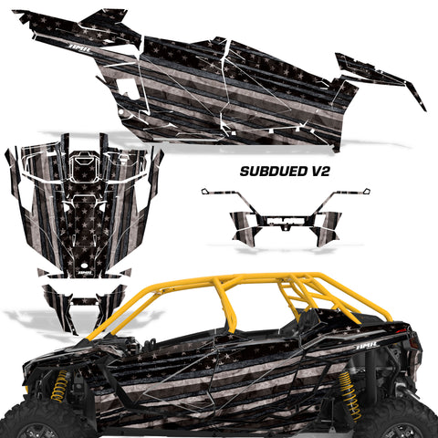 Polaris RZR Pro XP  Graphic Kit 4-Door 2020 & Up Subdued V2