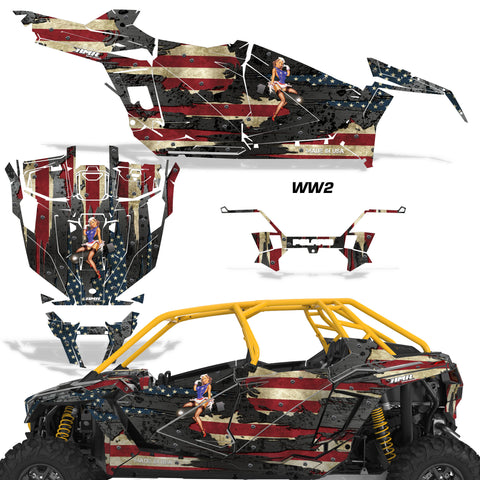 Polaris RZR Pro XP  Graphic Kit 4-Door 2020 & Up WW2