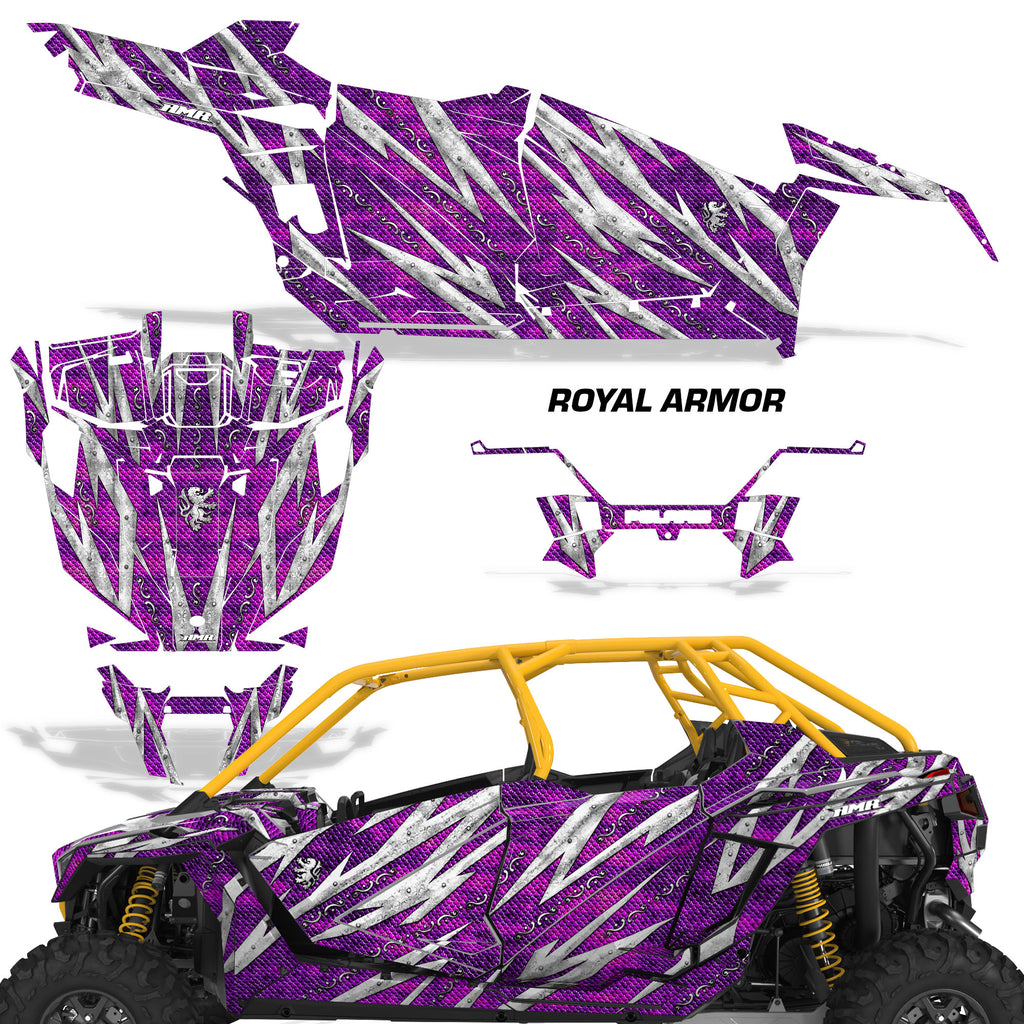 Polaris RZR Pro XP Graphic Kit 4-Door 2020 & Up Royal Armor – X-Hivent
