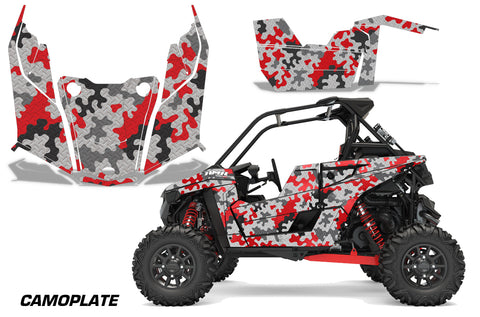 Polaris RZR RS1 Graphics Kit - 2018 & Up Camo Plate