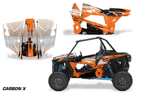 Polaris RZR Turbo & Turbo S Graphic Kit - 2 Door 2019-2022 CarbonX